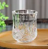 Clear unique machine pressed whisky glass/Short Tumblers
