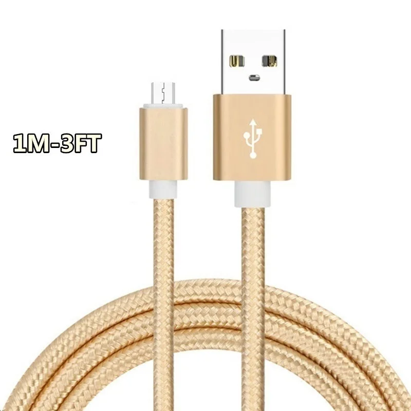 Free Shipping Cell Phone Accessory 2.1 A Fast Charger Micro USB Cable For Samsung Huawei Android Charging Cable