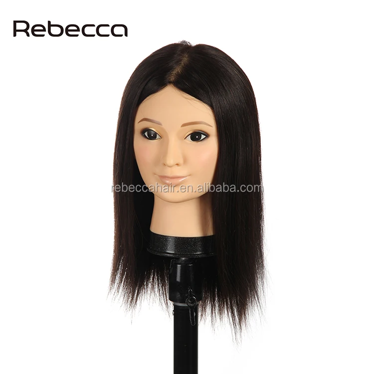 
Rebecca wholesale cheap synthetic Korea hair hairdresser mannequin head Korea hot 