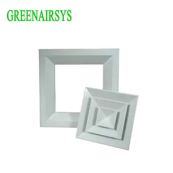 4 Way Square Air Diffuser Ffs A Buy 4 Way Air Diffuser Air Grille Air Ceiling Diffuser Product On Alibaba Com