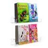 Wall Mounted Transparent Acrylic Bookshelf Clear Acrylic Book Display Stand 2 Pack