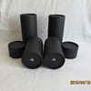 ODM matte black cardboard cosmetic paper packaging tube for essential oil face cream