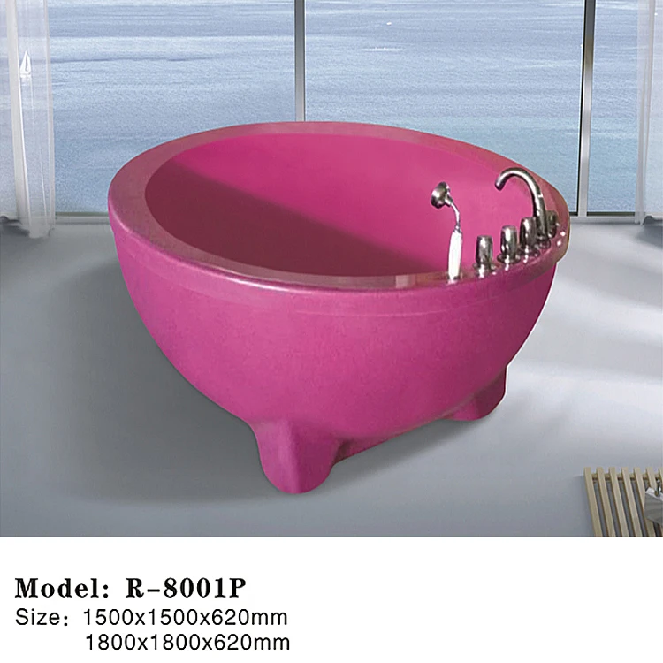 Hotel Sale Modern White Round Bathtub Buy Pink Round Bathtubs,Pink