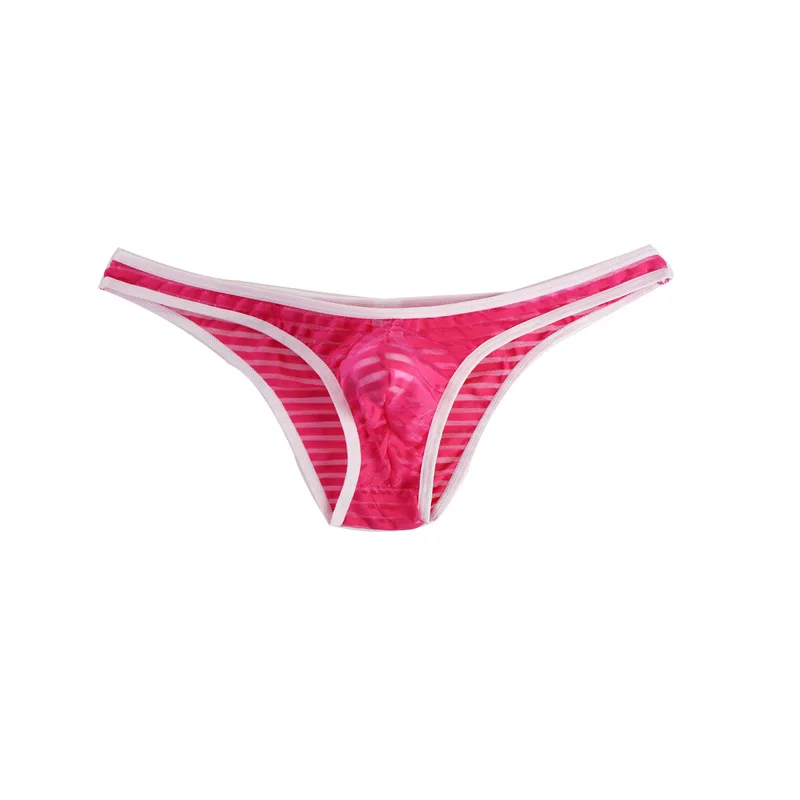 Mens Sexy Brazilian Underwear See Through Bikini Under Panties Half Back Coverage Mens 