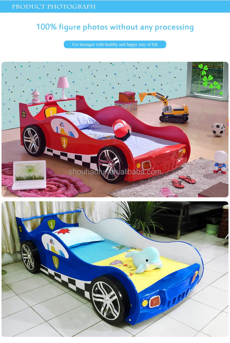 kids race car bed