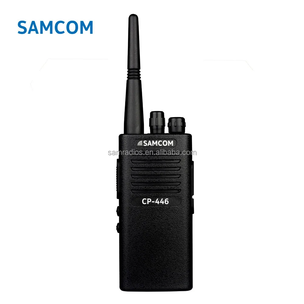 

SAMCOM Business PMR446 waterproof vhf uhf handheld radio CP-446, Black