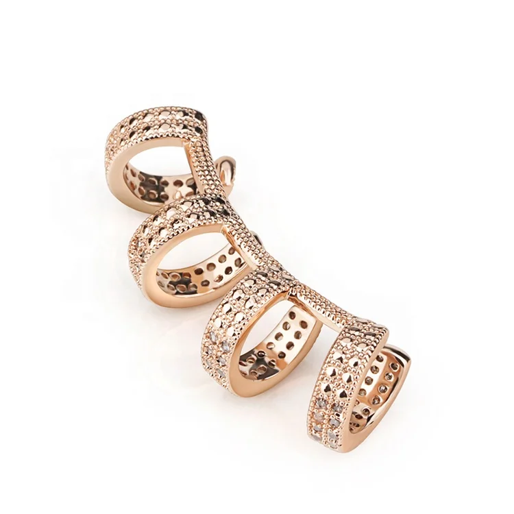 

2019 Fashion Jewelry Manufacturer Cheap Wholesale 18k rose gold hoops earrings for women E800