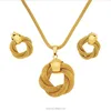 Yiwu Aceon Stainless Steel Fashion Jewelry Wholesale Women Mesh Gold Jewelry Set