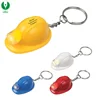 Promotional Plastic Construction Helmet Led Keychain, Hardhat Keychain, Led Safty Hat keychain