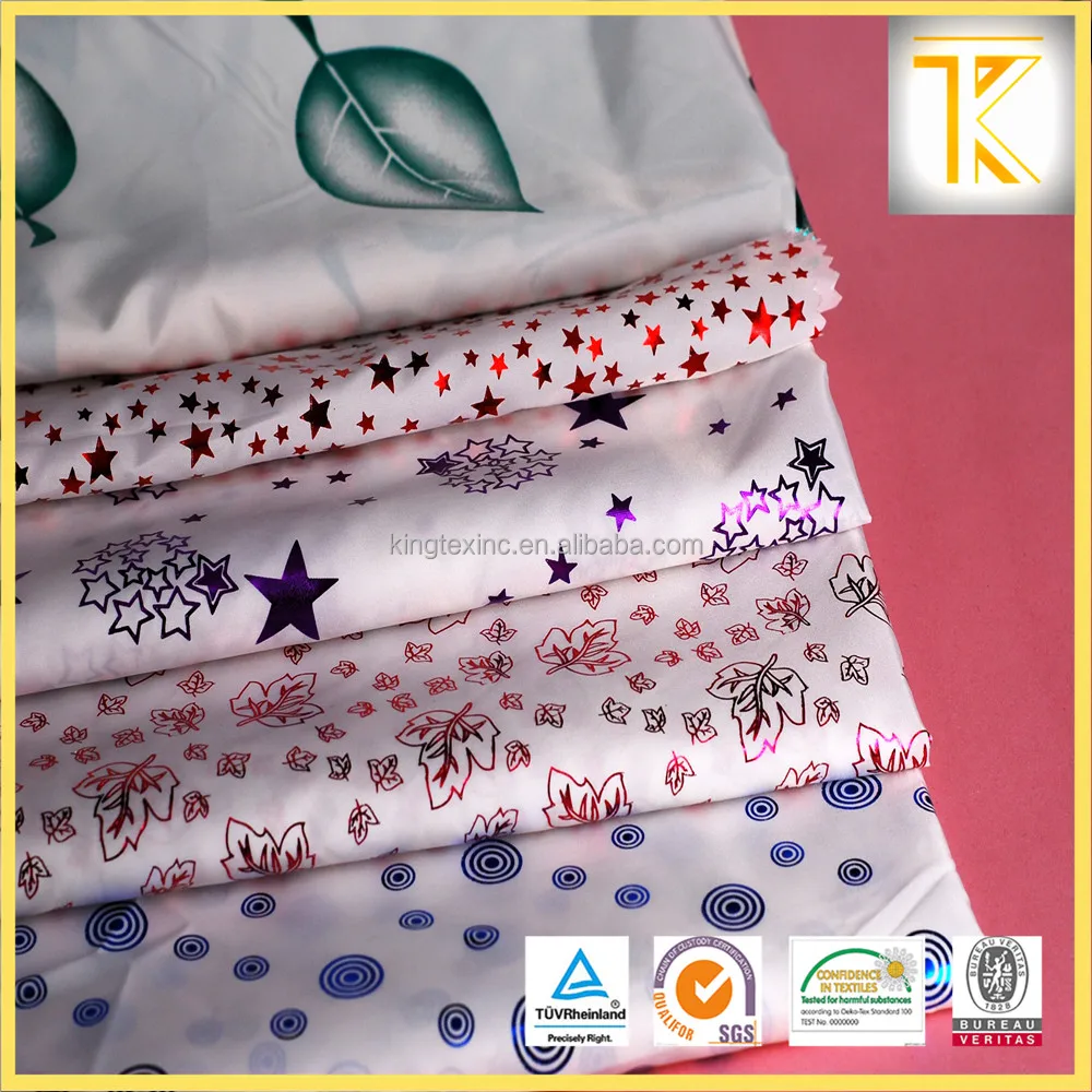 
2019 Using a variety of high quality and durable flower printed dewspo pongee fabric 