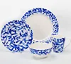 Creative art style dinnerware set wholesale with embossing process