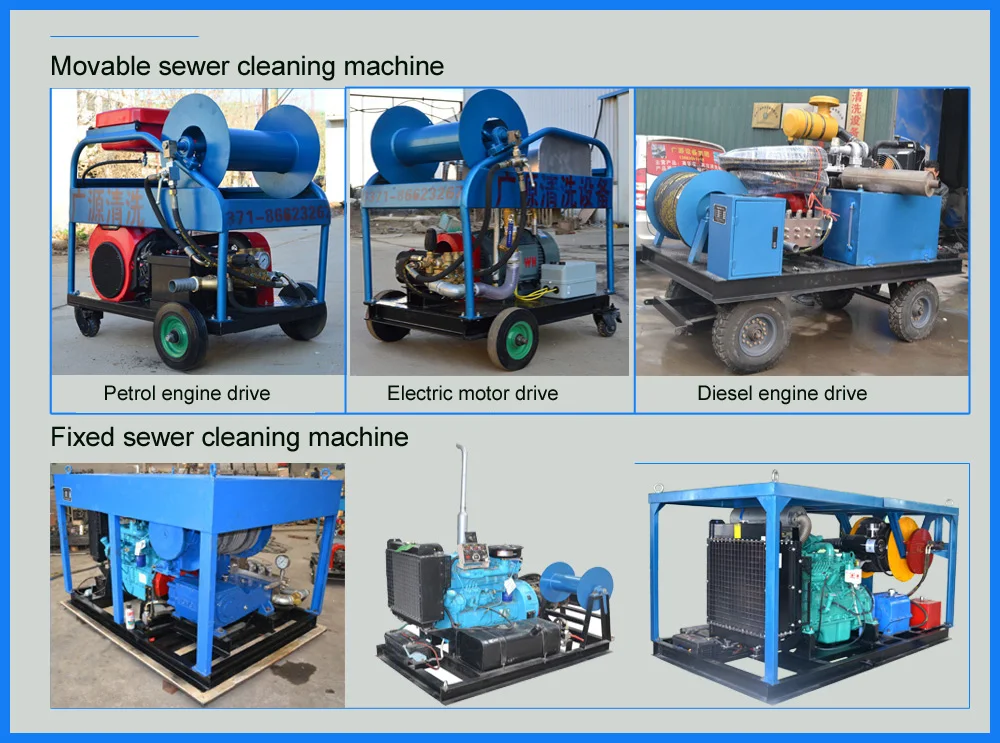 Sewer cleaning machine