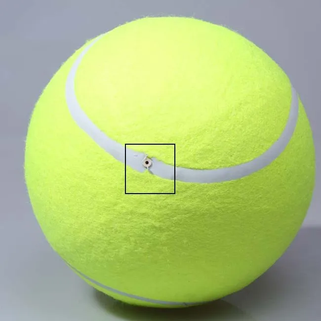 7cm air inflation oversize jumbo tennis ball for children, adult