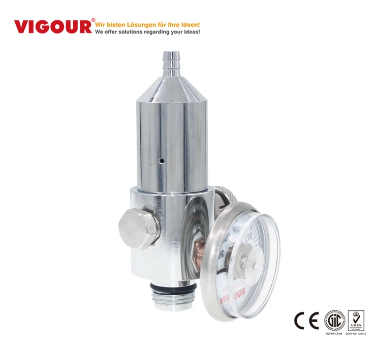 Stable Outlet Pressure Low Pressure Calibration Gas Cylinder Pressure