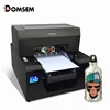 Automatic digital ceramic bottle/wine bottle/ glass Flatbed A3 UV printer