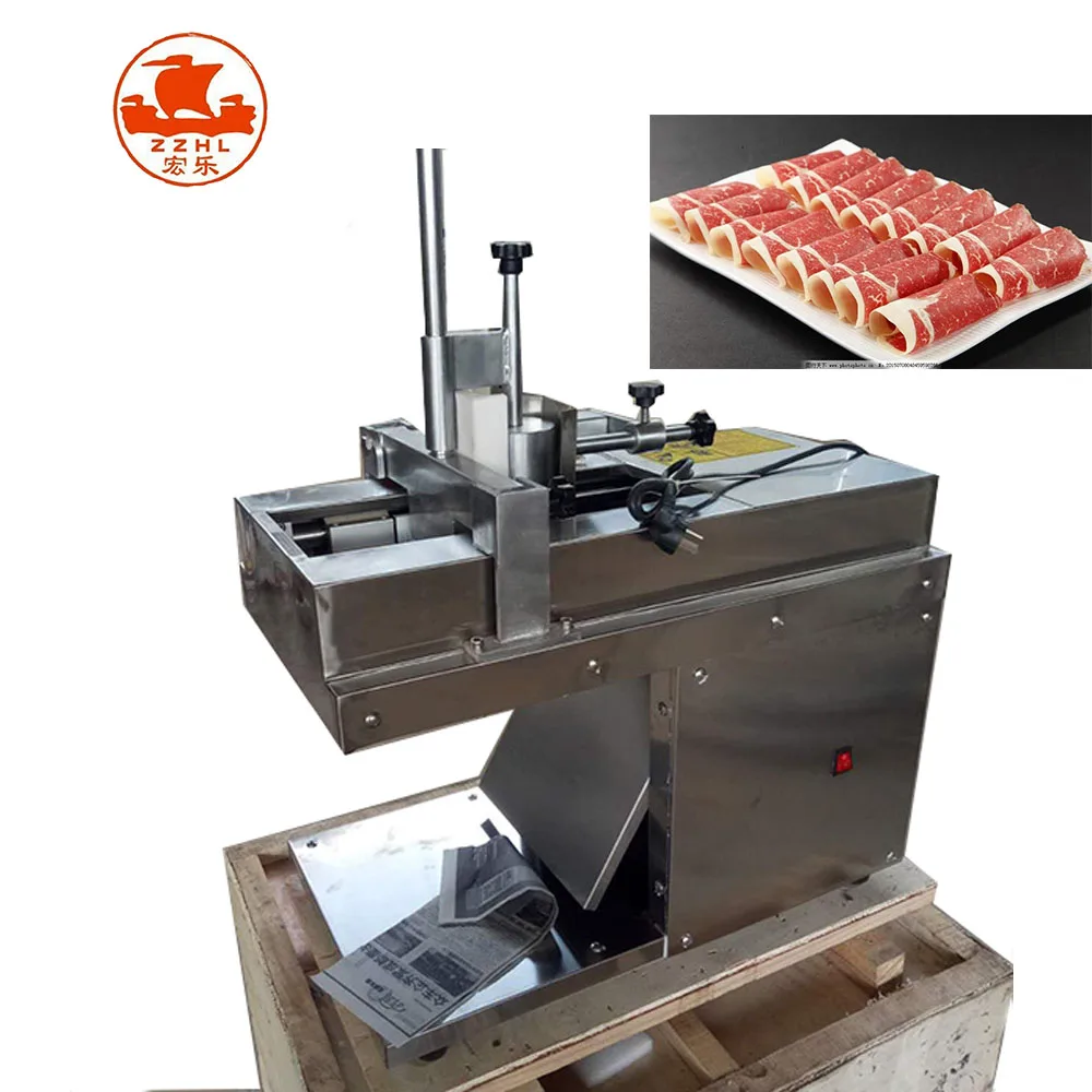 Single Volume 5080 Kg / Hour Automatic Electric Meat Slicer Slicing