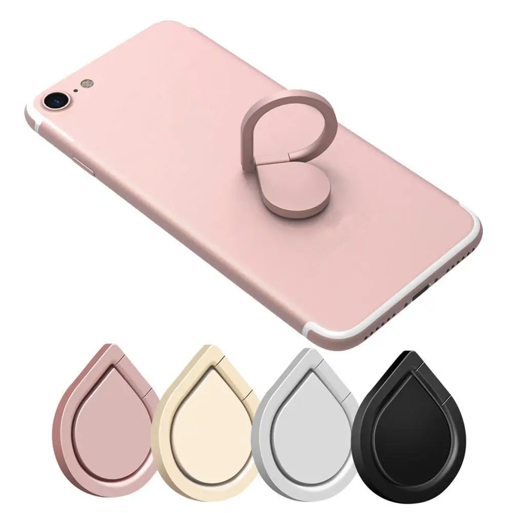

Wholesale 360 Rotation Water Drop Finger Ring Phone Holder And Oem Available, Black;silver;gold;rose gold