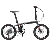 

20 inch Folding Bike T800 Carbon Fiber bicycle Ultralight SHIMAN0 Mini Compact for City Tour Bike and Children carbon fold bike