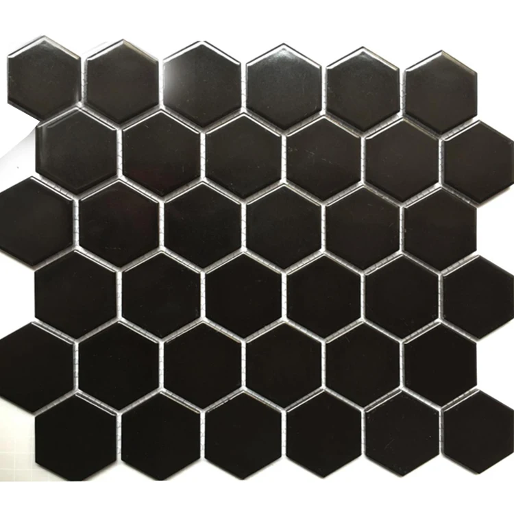8x8 hexagon ceramic honeycomb hex floor tile