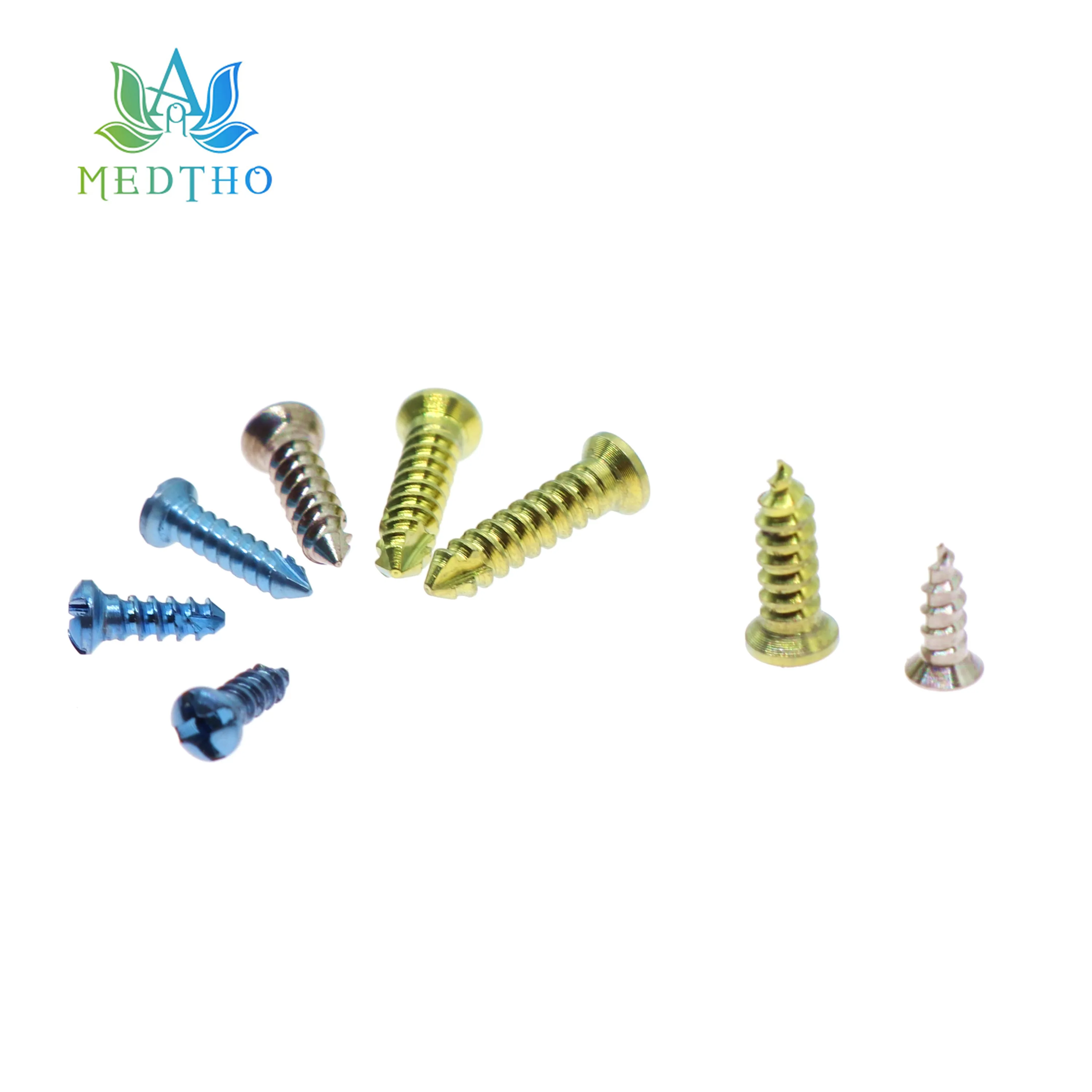 
orthopedic plate maxillofacial implants 1.5mm self-drilling and self-tapping maxillofacial screw 