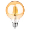 Dimmable Antique LED Filament Bulbs 4W G80 Globe Edison Light 2200K E26 110V Globular Vintage Lighting bulb