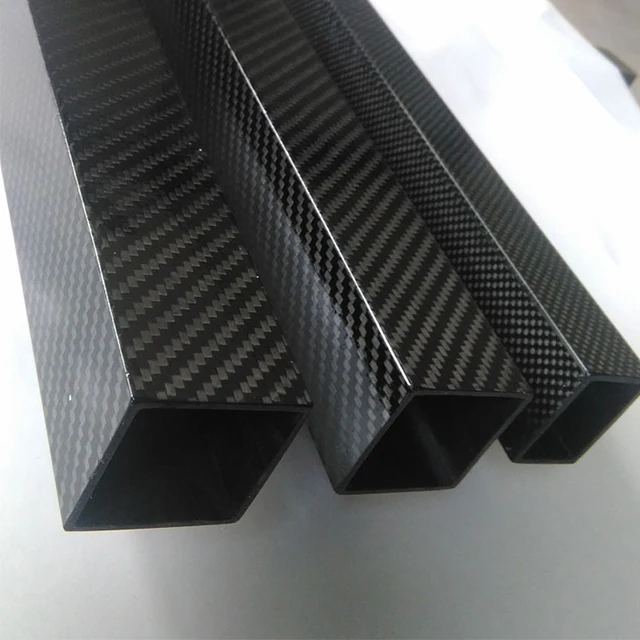 High strength 3K square carbon fiber tube,High strength/high modulus carbon fiber squre tube
