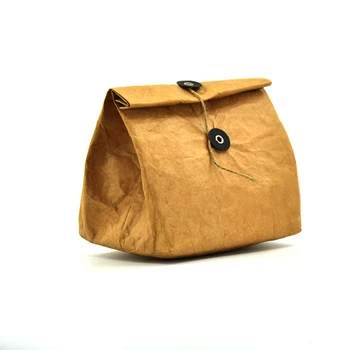 brown paper tyvek insulated lunch bag