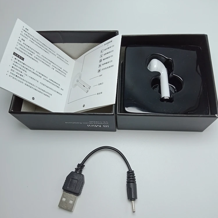 

A+ quality i8 mini single fone de ouvido true wireless tws earbuds earphones for iphone ios android samsung, N/a