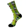 Hot sale excellent quality 3D printed crew socks with fast delivery