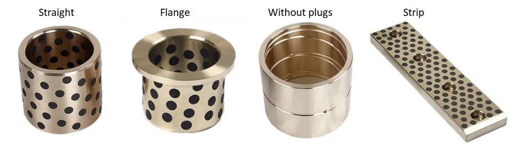 500# Oilless Bronze Sliding Self Lubricating Bearing Bushing