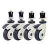 3inch and 4inch full plastic swivel caster wheels with expansion link