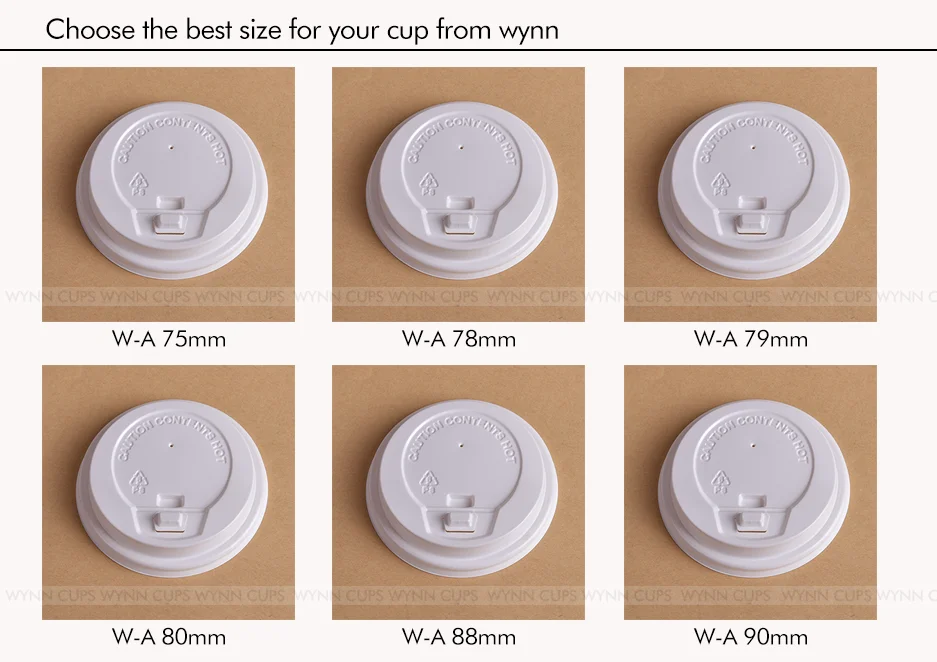 Compostable paper cup lids