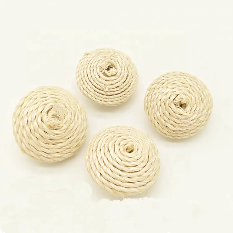 

Fashionable Wholesale Rice White Jewellery Making Round Shaped Accessories Rattan Beads