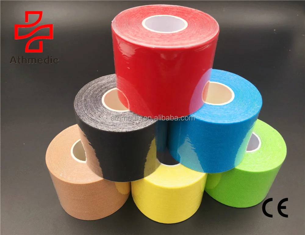 

2021 Athmedic cure original best high quality factory muscle physio kinetic 100% Cotton Material spider sports kinesiology tape