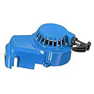 Mini Moto Pull start - TOOGOO(R) Metal Pull Start 49cc Air Cooled 2 Stroke Mini Moto Dirt Quad Pullstart 49 cc -Blue