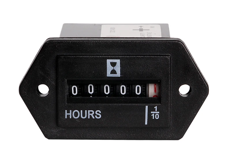 6 Digits AC110-250V DC10-80V Hour Meter Complete Sealed Quartz Timer Counter SYS-1