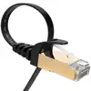 Ethernet Cable Cat7 RJ45 Network Patch Cable Flat 10 Gigabit 600Mhz Lan Wire Cable Cord Shielded for Modem Router PC