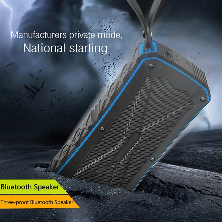 Bluetooth Speaker with Power Bank Waterproof 4500mAh Backup Battery