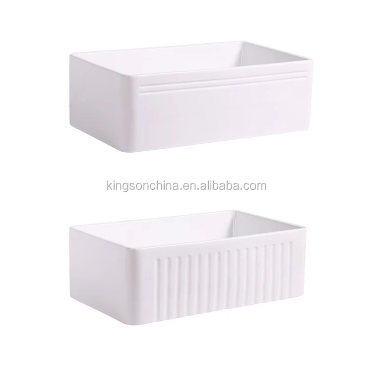 
White Ceramic kitchen Sink Finish ceramic single bowl Apron Kitchen Sink Farmhouse Kitchen Sink 