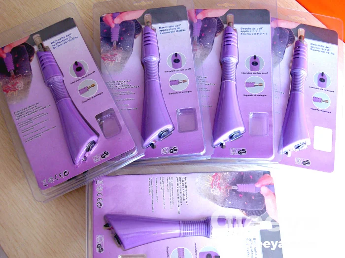 Hot Sale Factory Wholesale Price Diy Tool Pink Purple Color Hot Fix Rhinestone Applicator Buy