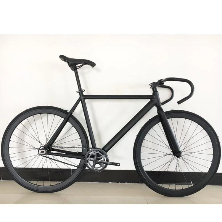 

700C real carbon fiber fixed gear road bicycle track bike, Black/customize