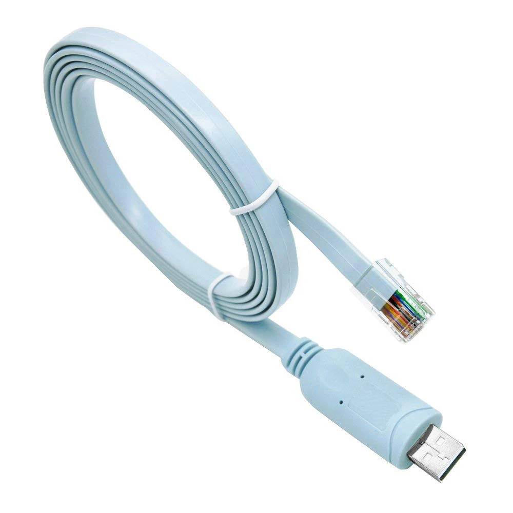 6 Ft FTDI USB to RJ45 for Cisco Console Cable Windows 8, 7, Vista MAC Linux RS232