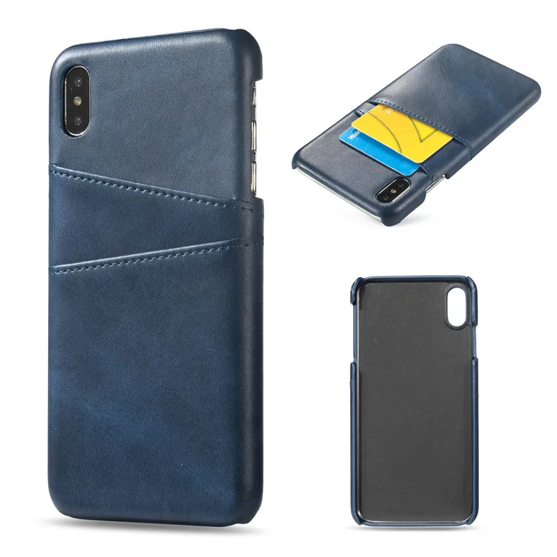 

Newest Design PU Leather Wallet Phone Luxury Leather Phone Case Cover With Card Holder For iPhone 6/7/8,X/XS,XS MAX ,XR, Black;gray;brown;yellow;navy