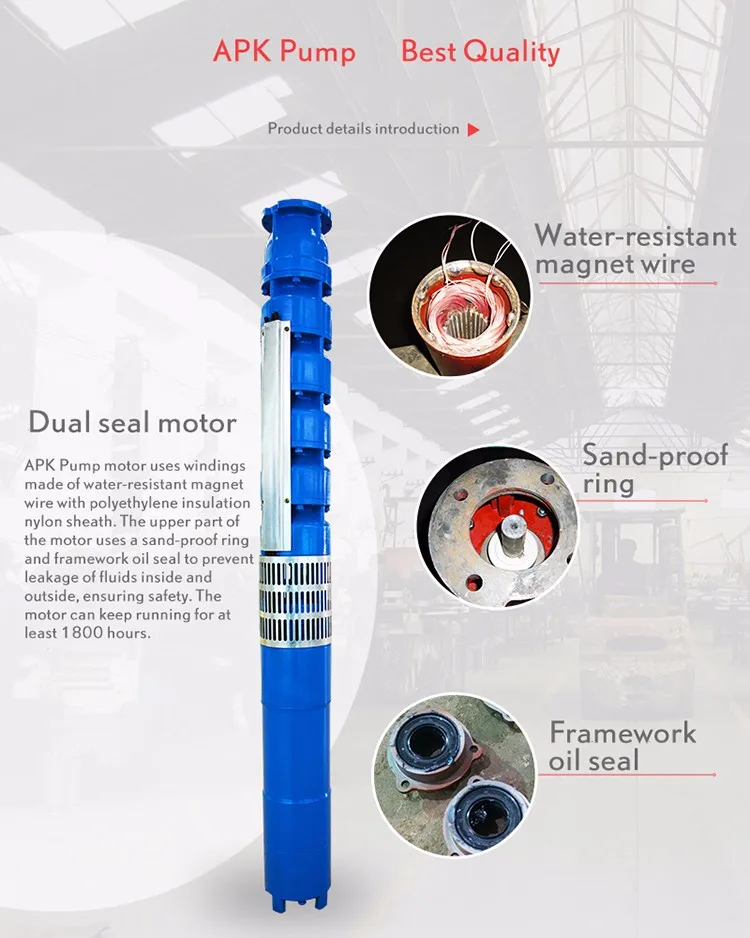 1000m3/h Farm Irrigation Lift Electric Water Pump Motor Price In