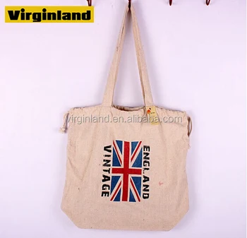 Recycle 100 Cotton Canvas Tote Drawstring Bags With Uk Flap Recycle 100 Cotton Canvas Tote Drawstring Bags With Uk Flap Printing Design For Women