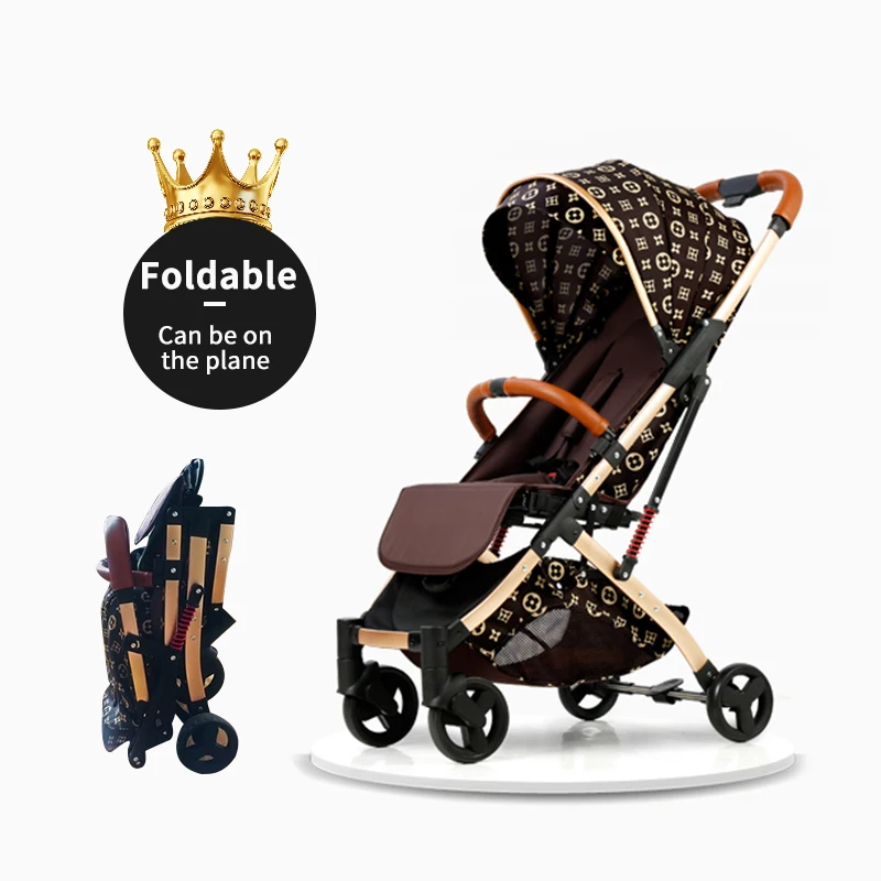 

New design luxury baby stroller with shockproof wheel from china support