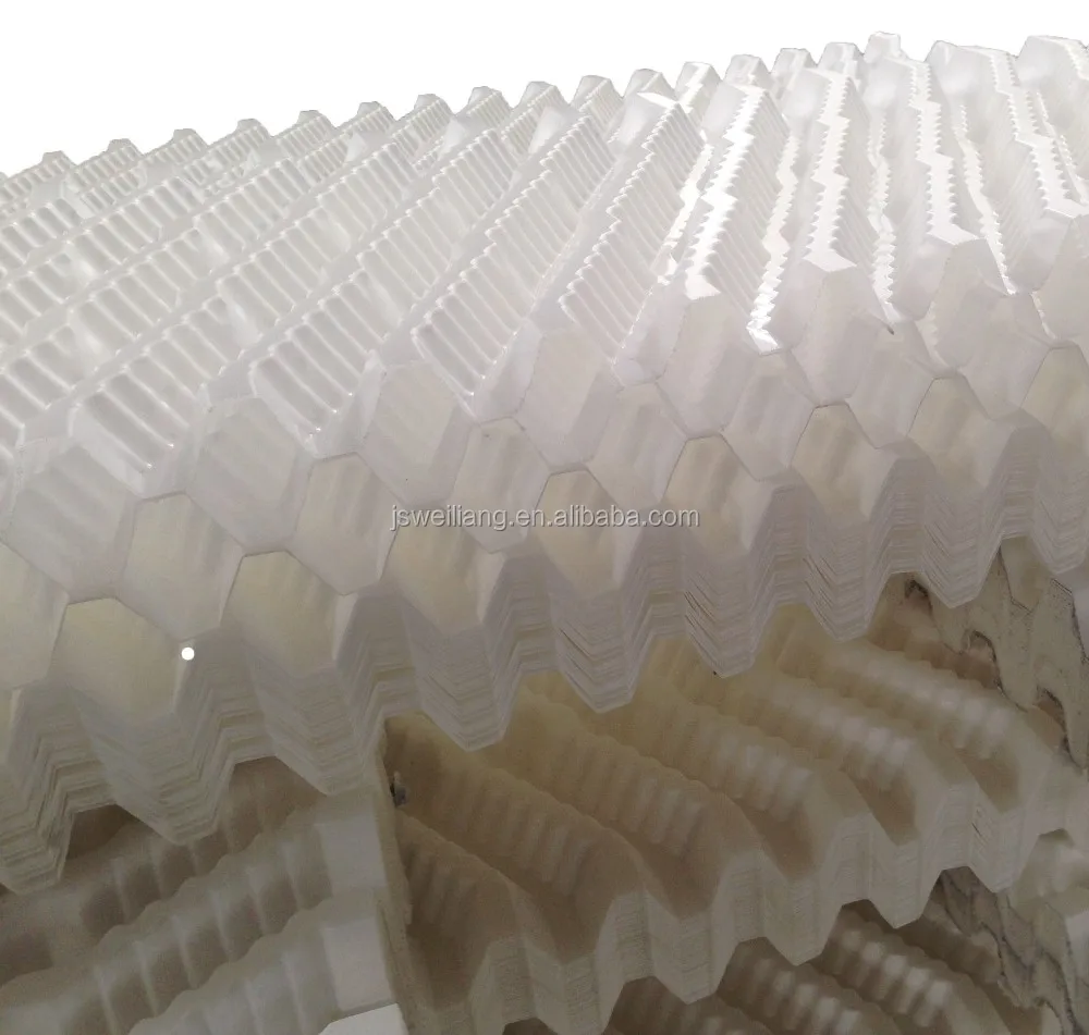 Cooling Tower Thin Plastic Sheets Plastic Filter Media Plastic Fillers