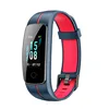 DO double-color liquid silicon strap full touch screen IP68 waterproof smart bracelet