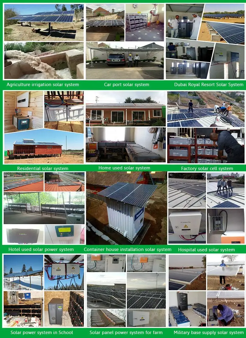
1KW 3KW 5KW Off-Grid Solar Power System/Home Solar Panel Kit 3000W 5000W 10KW Sun Battery 