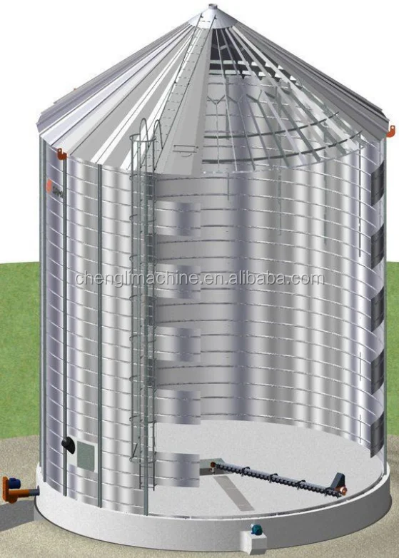 Steel 10 Ton Grain Storage Silos Prices/factory Price 5000 Ton Vertical
